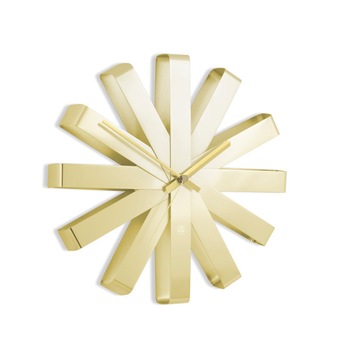 Ceas de perete Umbra Ribbon auriu, 31cm Ceas de perete Umbra Ribbon auriu, 31cm