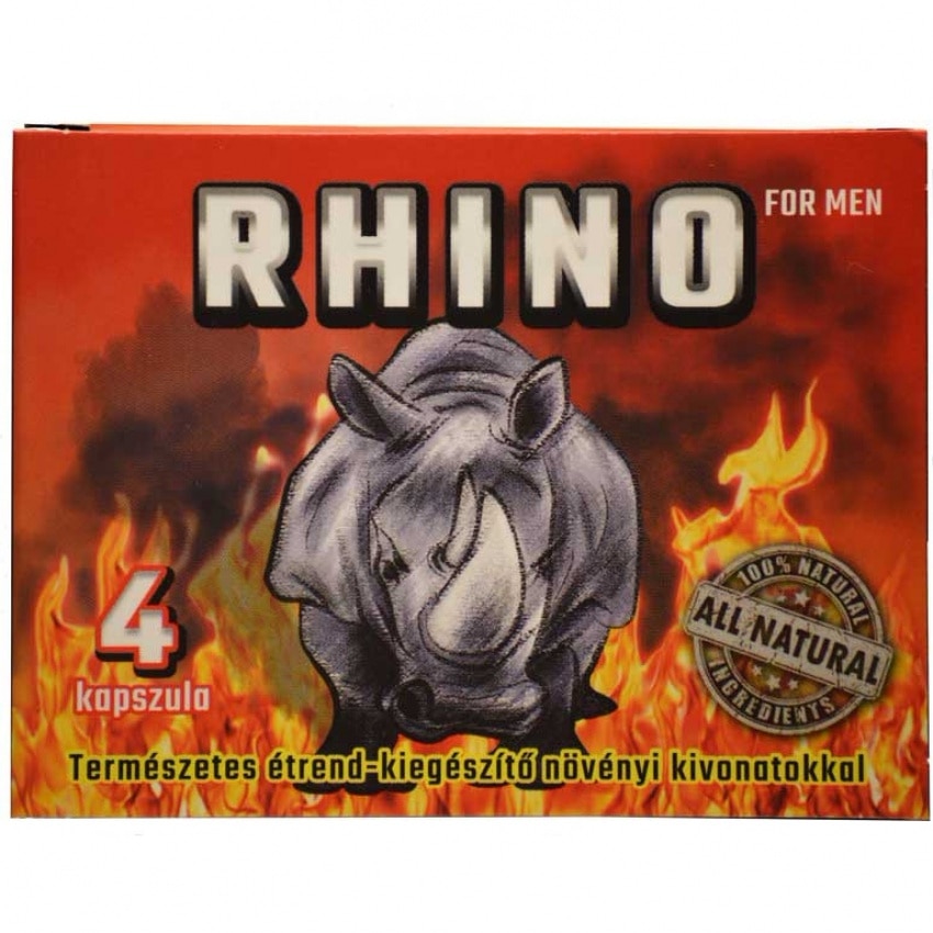 Capsule Potenta Rhino 4 buc