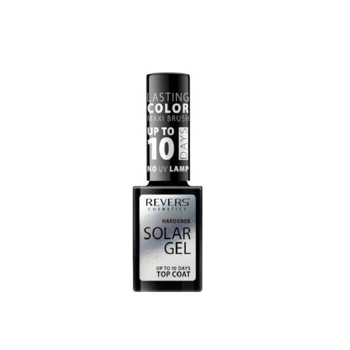 Lac de unghii Solar Gel, Revers, Top Coat, incolor, 12 ml