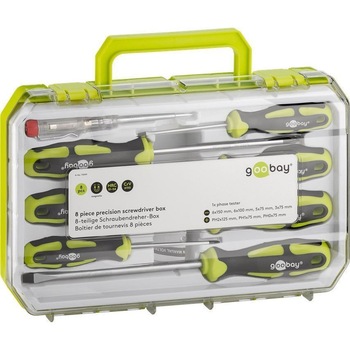 Set surubelnite Goobay 8 piese in carcasa plastic Set surubelnite Goobay 8 piese in carcasa plastic