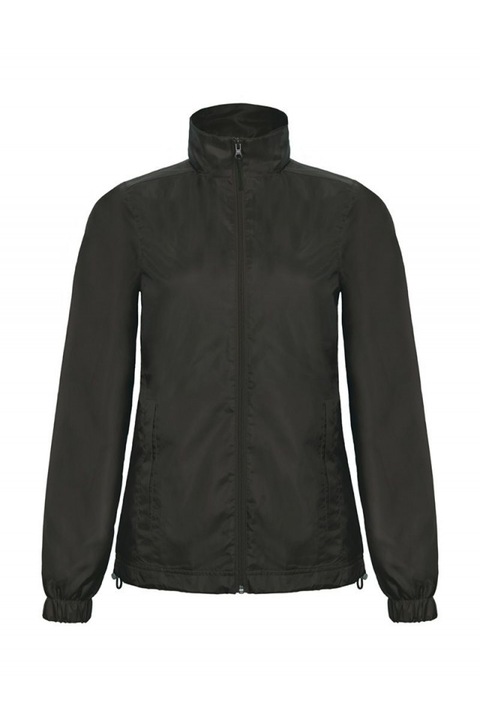 Jacheta windbreaker augusta, B&C, Negru