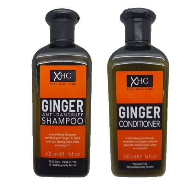 Set Sampon anti-matreata + Balsam, Ginger, cu extract de ghimbir 2 x 400 ml