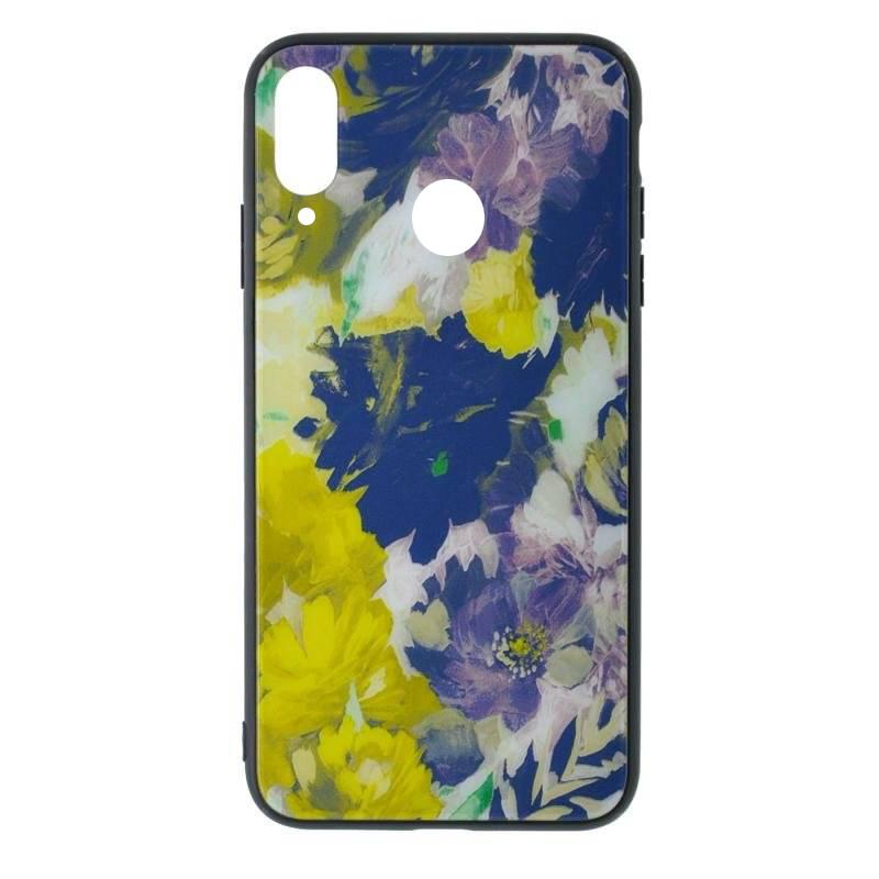 SET 1x Carcasa Husa Huawei P20 Lite Glass Model Oil Painting + 1x Folie sticla securizata Huawei P20 Lite Tempered Glass - Viceversa