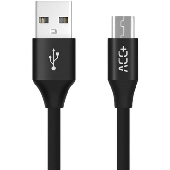 Cablu date Maxcom ACC+, Micro USB, 1 m, Black Cablu date Maxcom ACC+, Micro USB, 1 m, Black