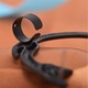 Cercel pisica, negru, de efect, 5 cm