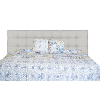 Set Cuvertura cu doua fete si pernute decor, Matlasata, Colectia Luxurio, Rivoli Ginko, 220x240 cm, albastru Set Cuvertura cu doua fete si pernute decor, Matlasata, Colectia Luxurio, Rivoli Ginko, 220x240 cm, albastru