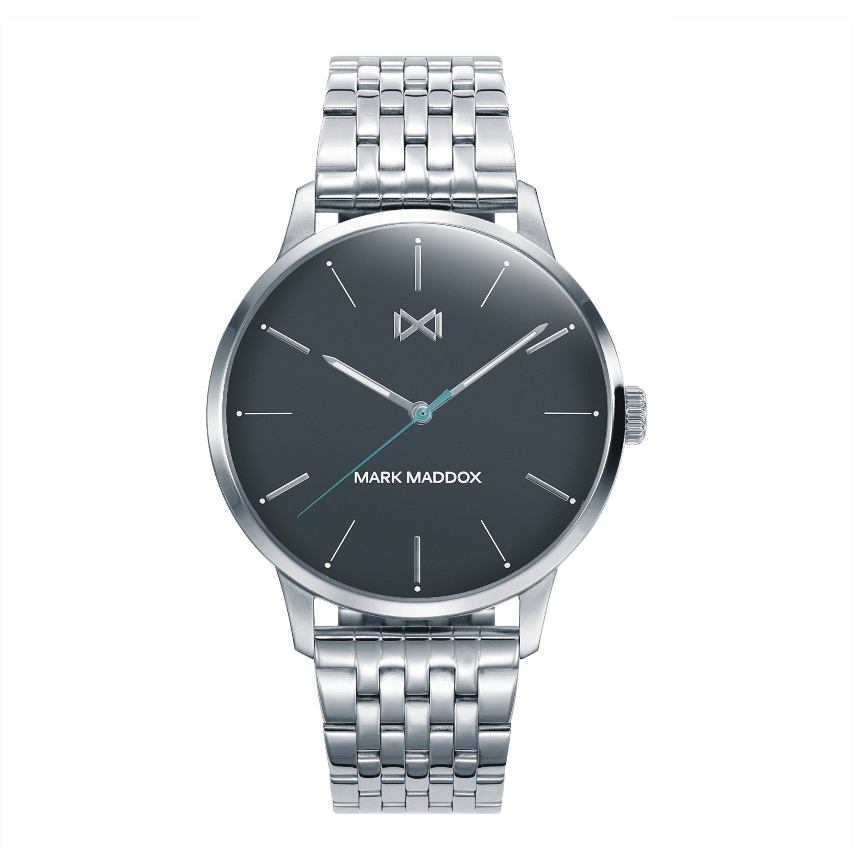 Ceas Mark Maddox HM2002-57, barbatesc, argintiu, inox