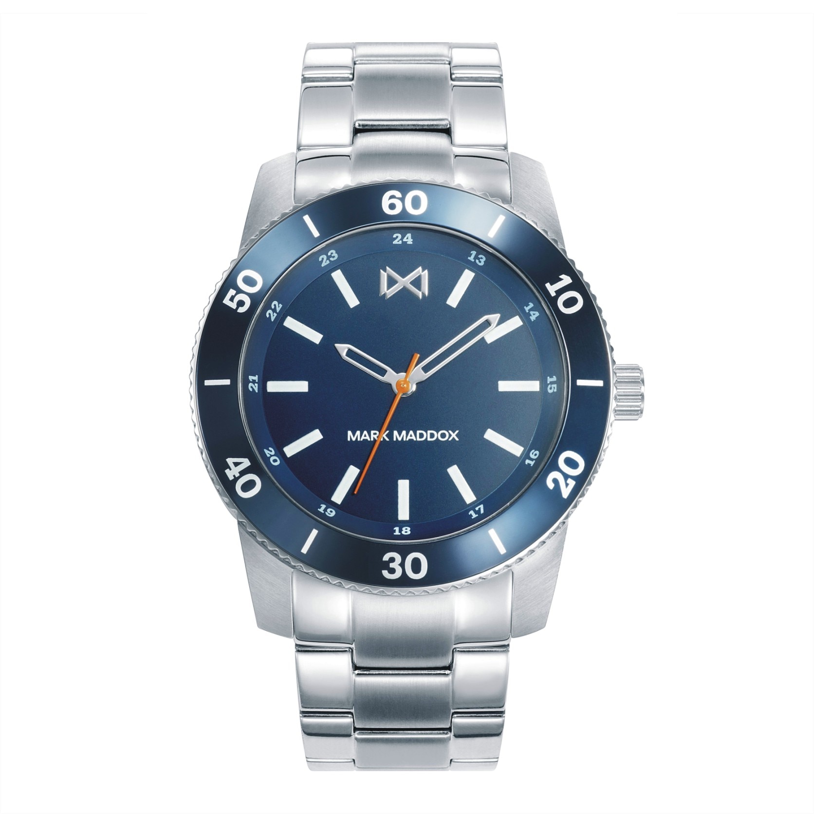 Ceas Mark Maddox HM7129-36, barbatesc, inox, bicolor