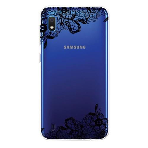 Carcasa Husa Samsung Galaxy A10 model Lace, Antisoc + Folie sticla securizata Samsung Galaxy A10 Tempered Glass Viceversa