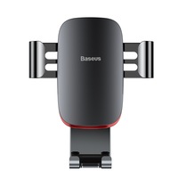 Suport Auto pentru Telefon , Baseus Metal Age Gravity , montare pe grila de ventilatie , Gri