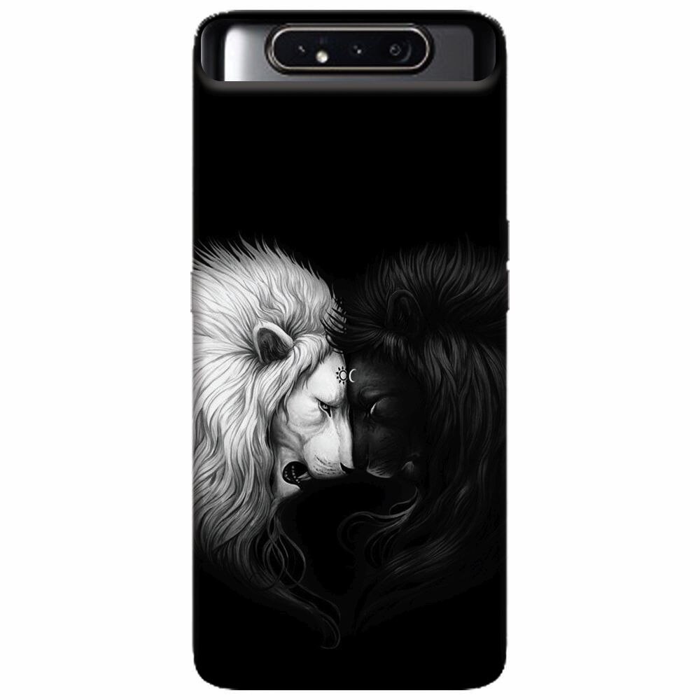 Husa silicon pentru Samsung Galaxy A80, Lions