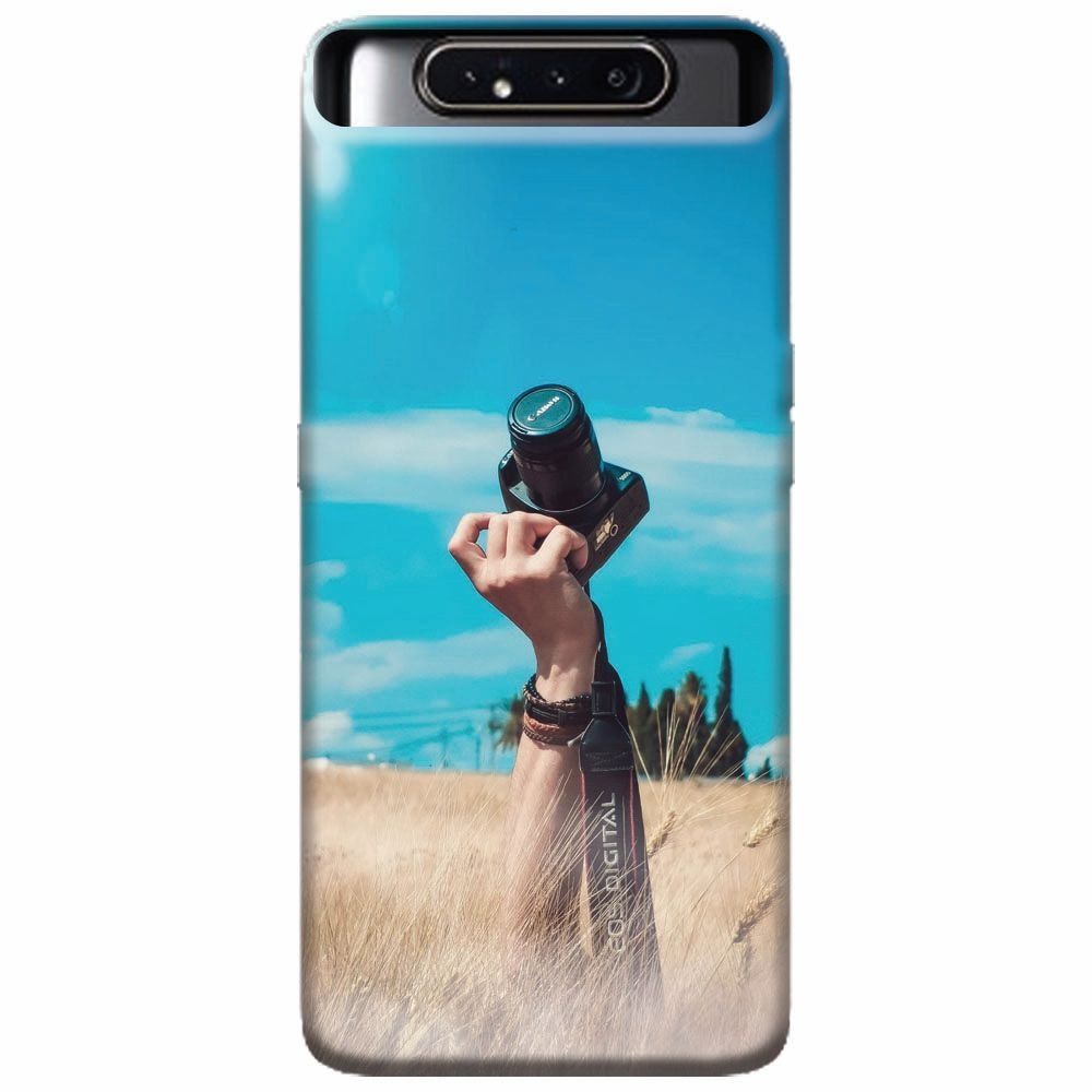 Husa silicon pentru Samsung Galaxy A80, Camera