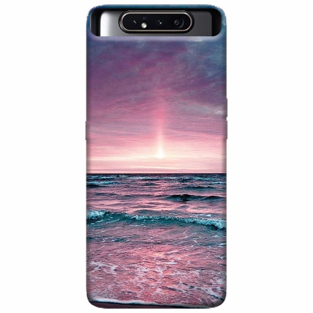 Husa silicon pentru Samsung Galaxy A80, Calm Sea