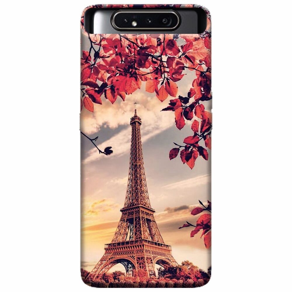Husa silicon pentru Samsung Galaxy A80, Eifel Tower