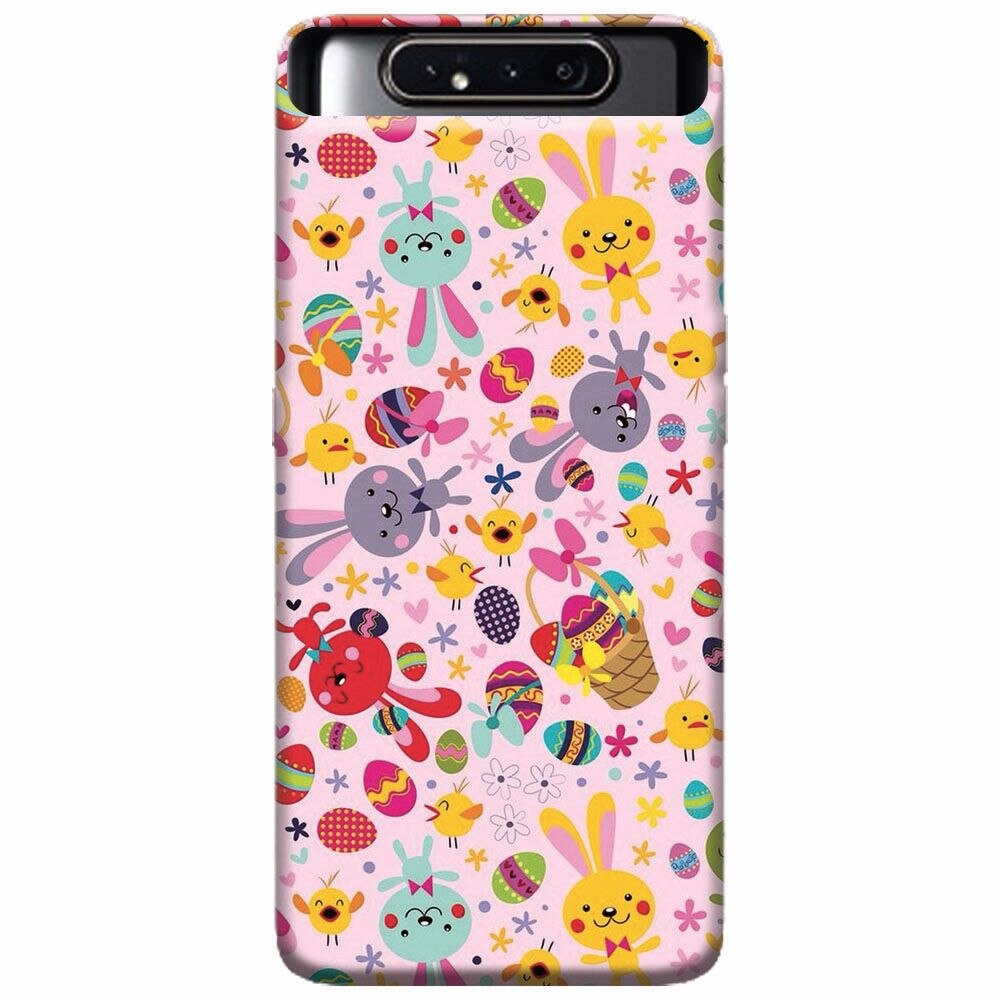 Husa silicon pentru Samsung Galaxy A80, Fun Easter Egg