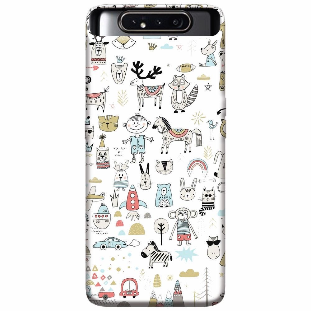Husa silicon pentru Samsung Galaxy A80, Toys