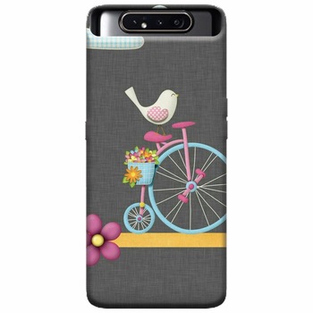 Husa silicon pentru Samsung Galaxy A80, Bird Husa silicon pentru Samsung Galaxy A80, Bird