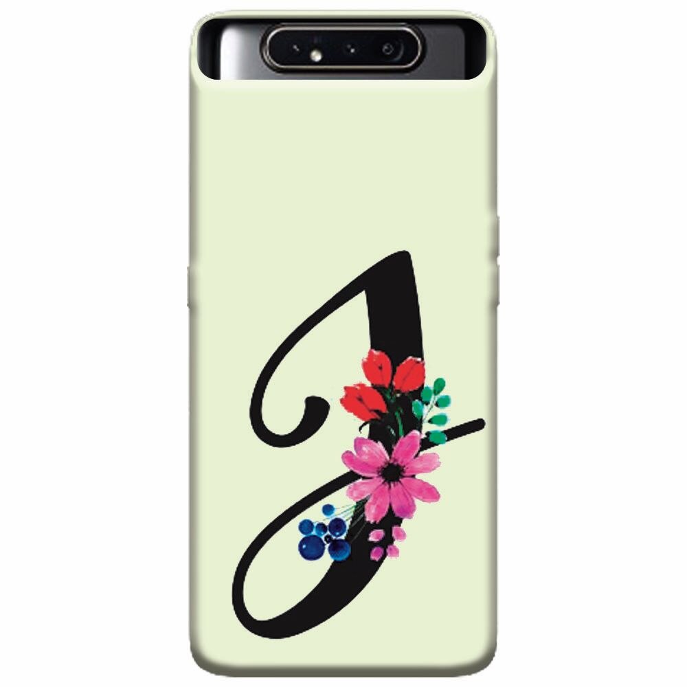 Husa silicon pentru Samsung Galaxy A80, Litera J