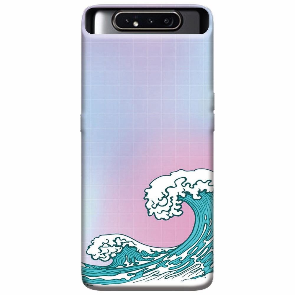 Husa silicon pentru Samsung Galaxy A80, Waves