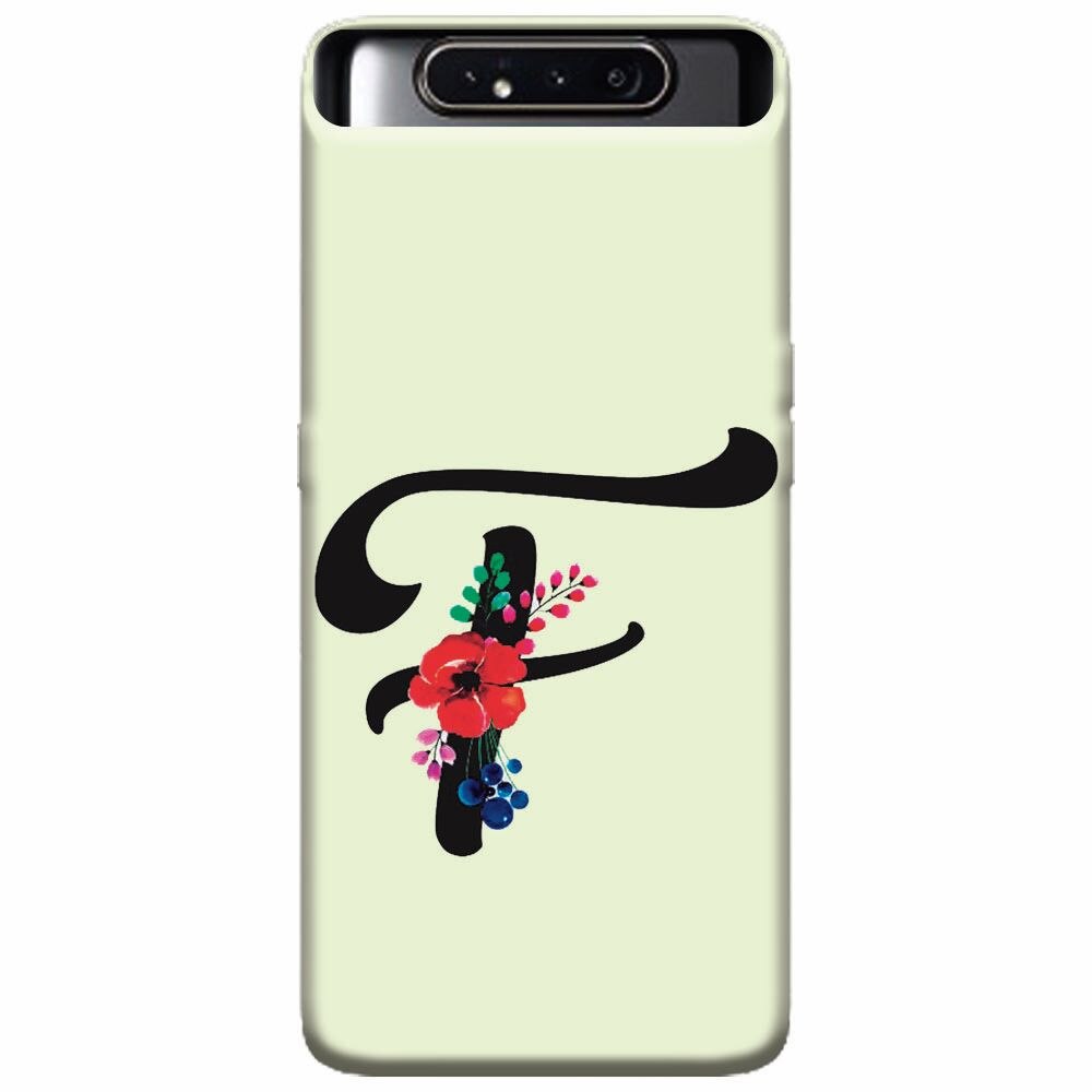 Husa silicon pentru Samsung Galaxy A80, Litera F