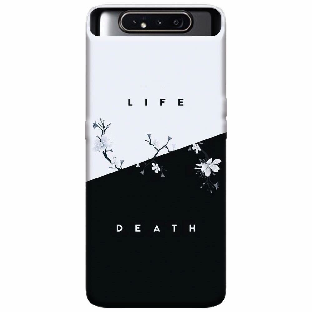 Husa silicon pentru Samsung Galaxy A80, Life Vs Death