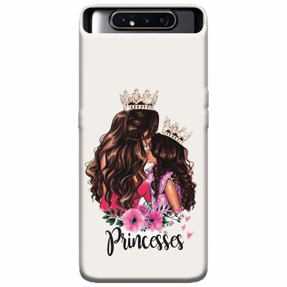 Husa silicon pentru Samsung Galaxy A80, Princesses
