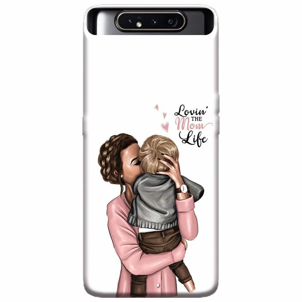 Husa silicon pentru Samsung Galaxy A80, Loving Mother