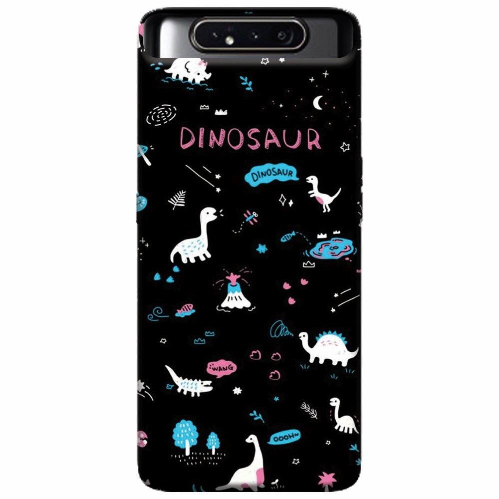Husa silicon pentru Samsung Galaxy A80, Dinosaur
