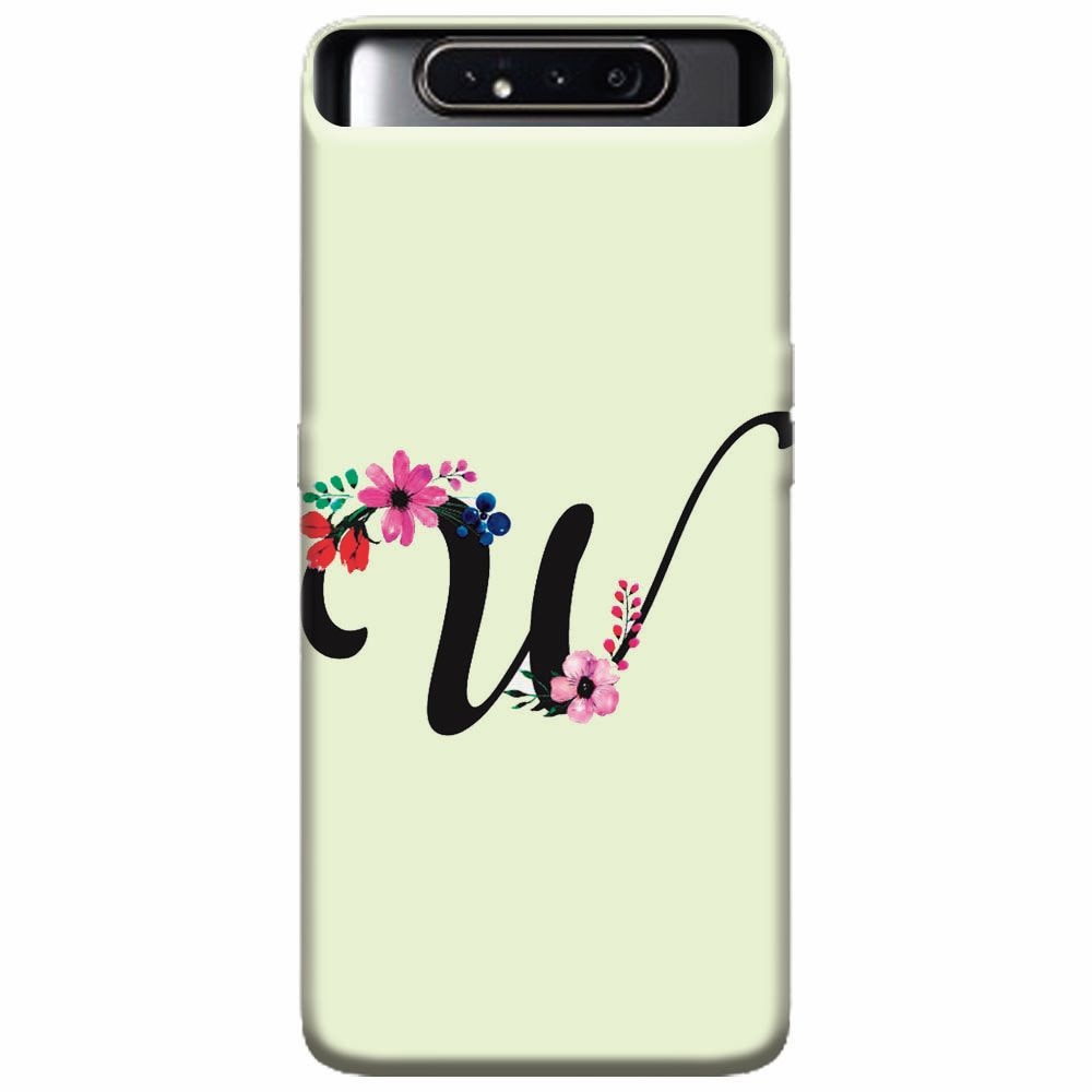 Husa silicon pentru Samsung Galaxy A80, Litera W