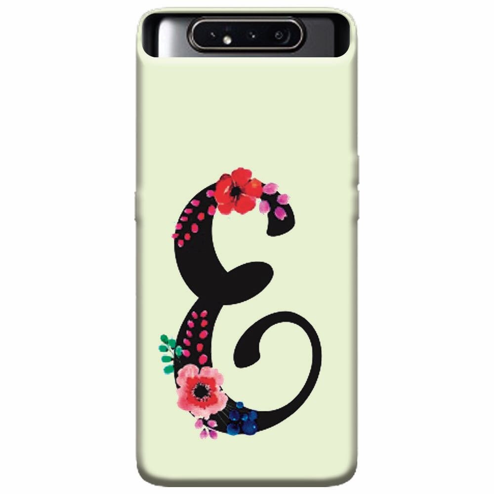 Husa silicon pentru Samsung Galaxy A80, Litera E