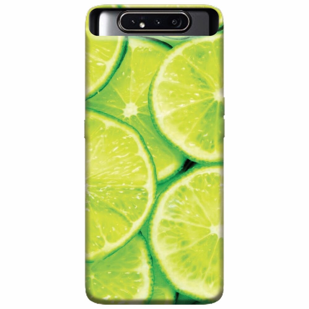 Husa silicon pentru Samsung Galaxy A80, Lime