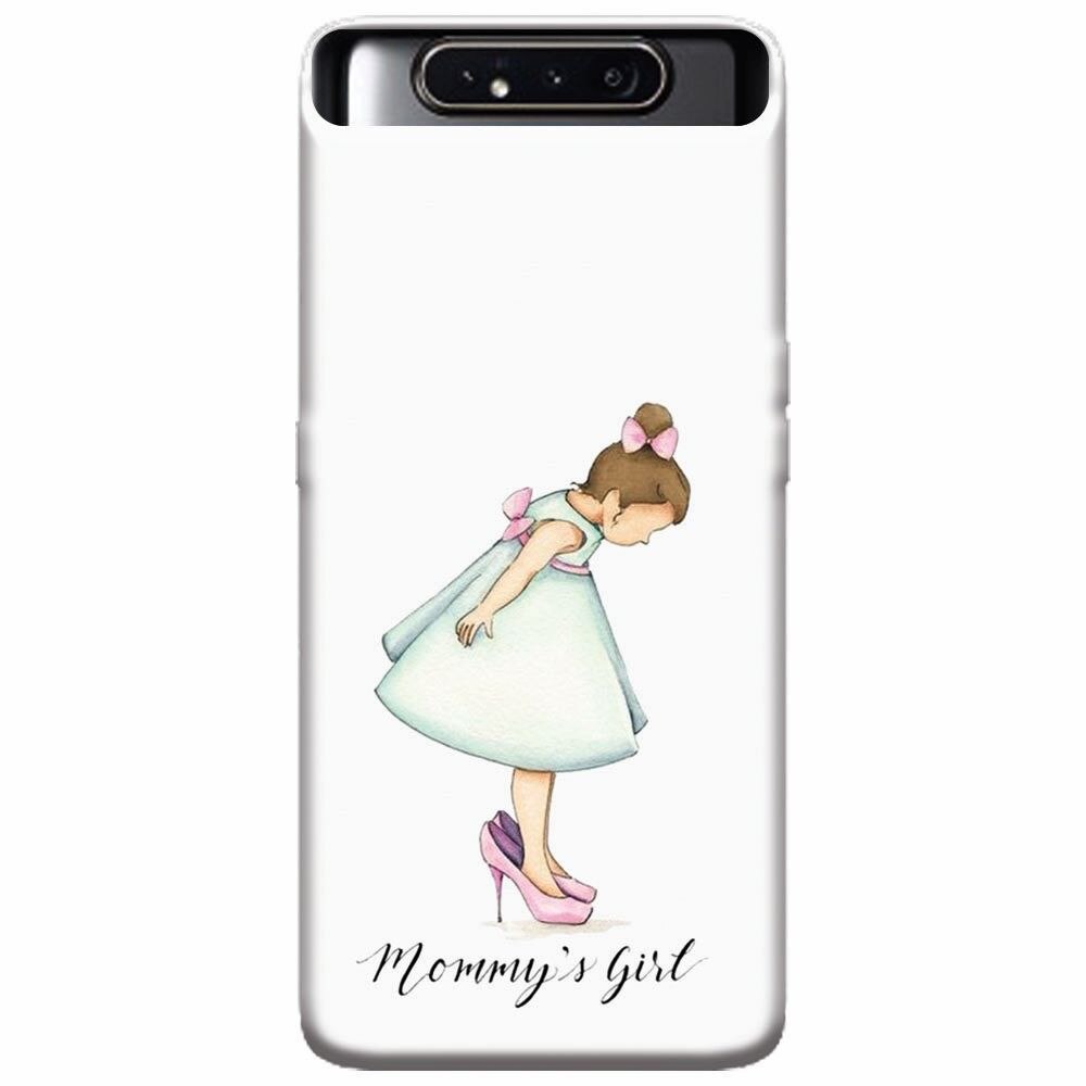 Husa silicon pentru Samsung Galaxy A80, Mommy's Girl