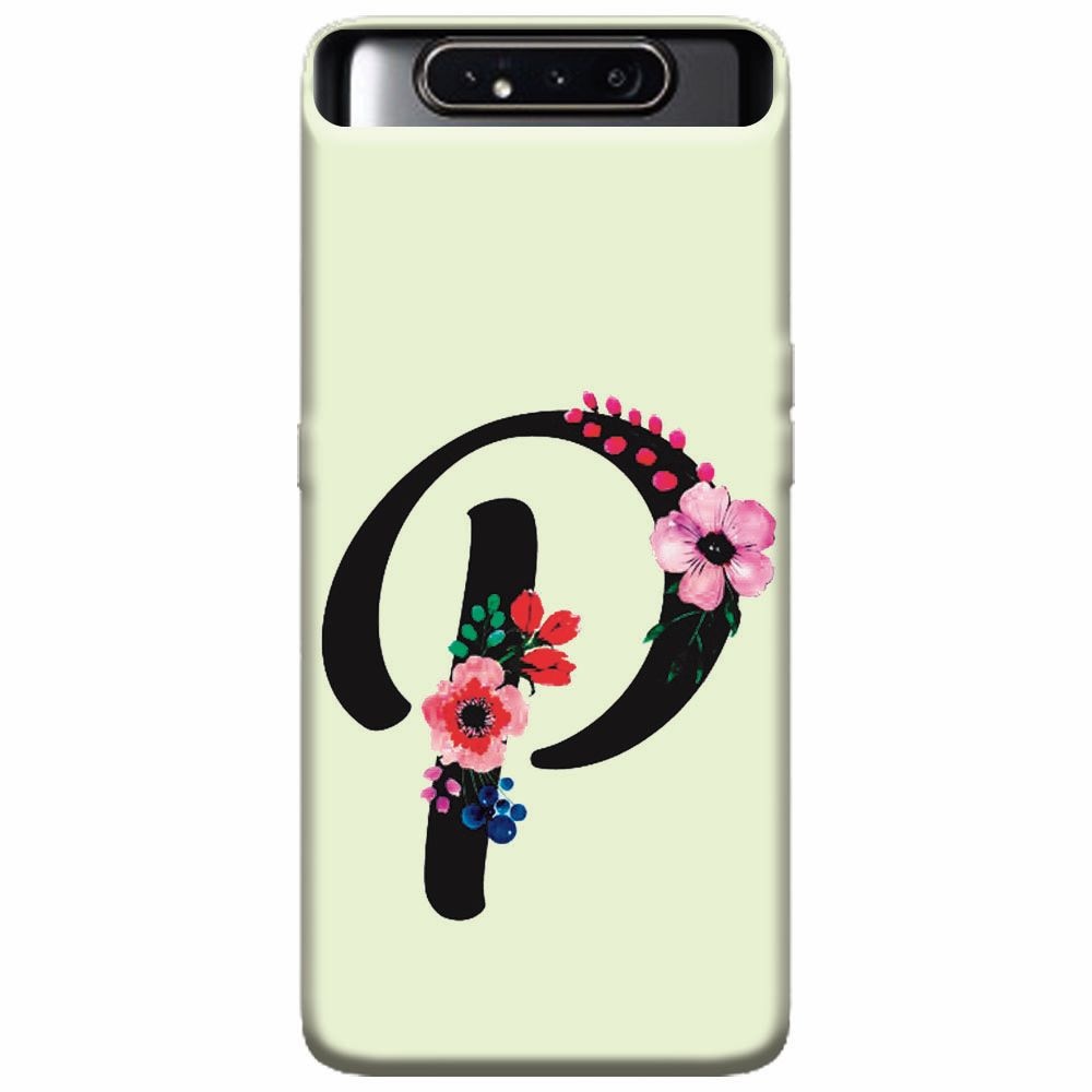 Husa silicon pentru Samsung Galaxy A80, Litera P