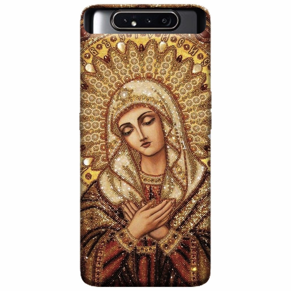 Husa silicon pentru Samsung Galaxy A80, Maica Domnului