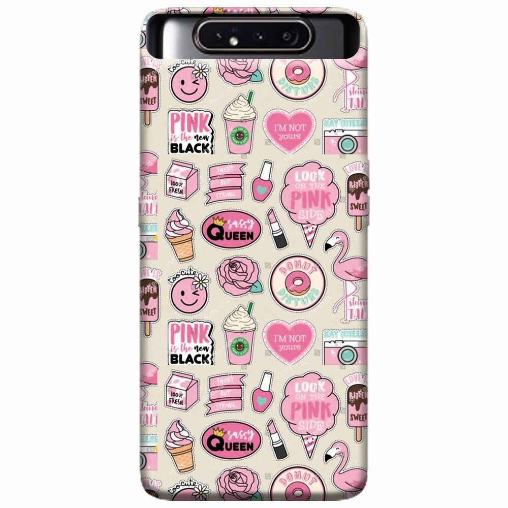Husa silicon pentru Samsung Galaxy A80, Sassy Queen