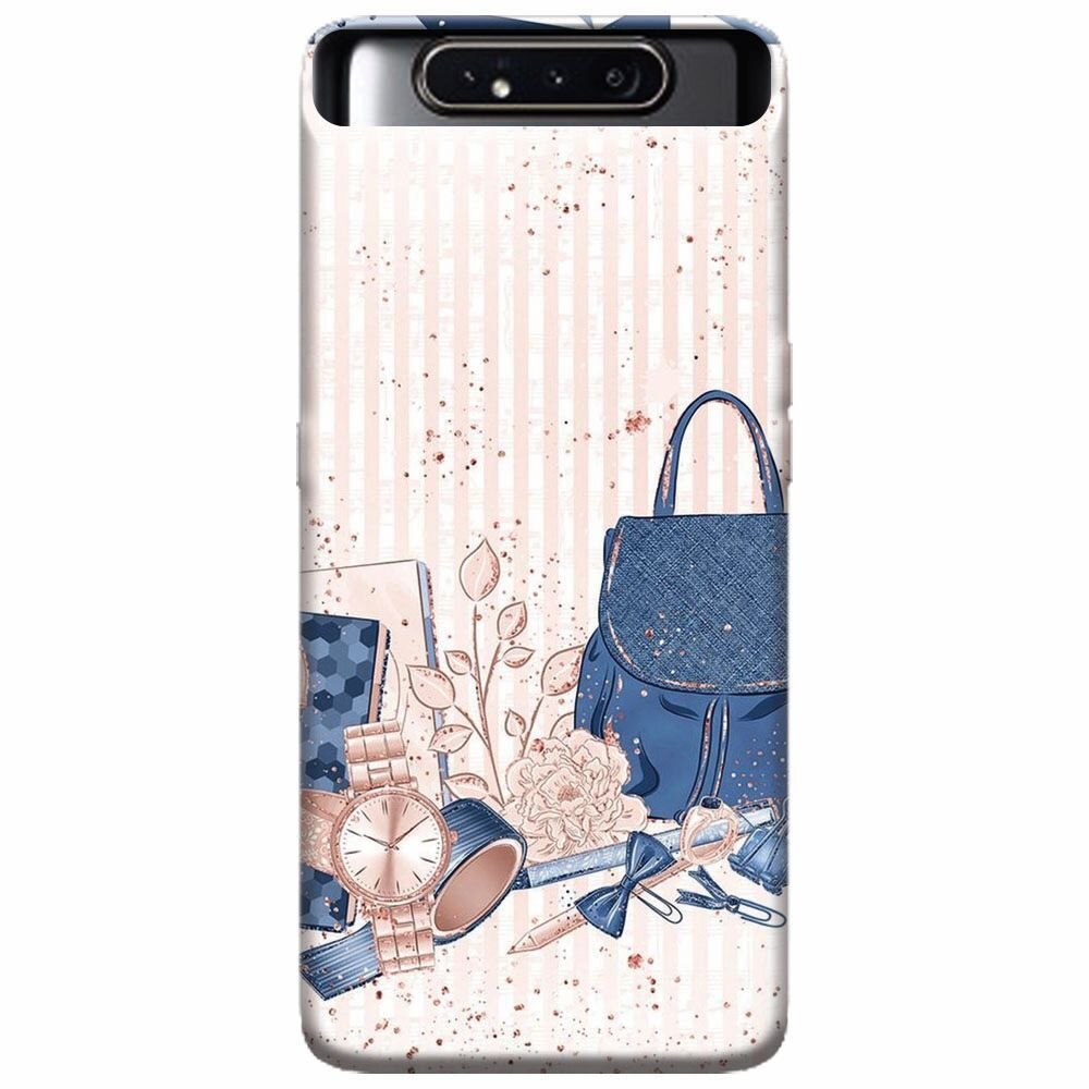 Husa silicon pentru Samsung Galaxy A80, Girl Accesories