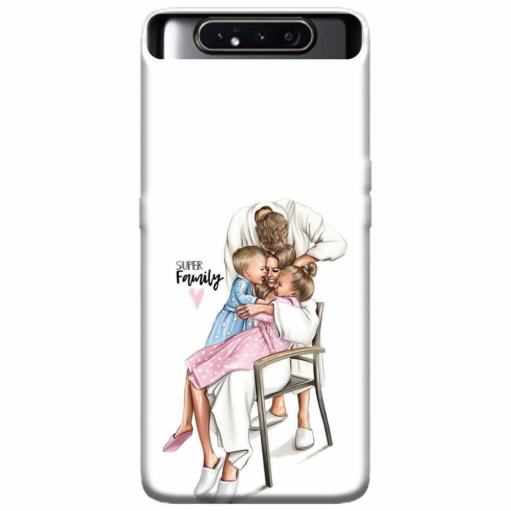 Husa silicon pentru Samsung Galaxy A80, Super Family