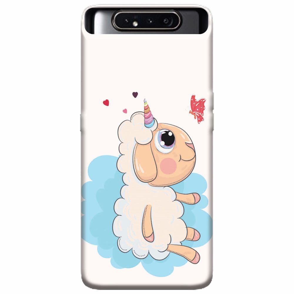 Husa silicon pentru Samsung Galaxy A80, Sheep Star