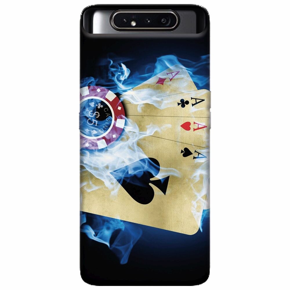 Husa silicon pentru Samsung Galaxy A80, Casino