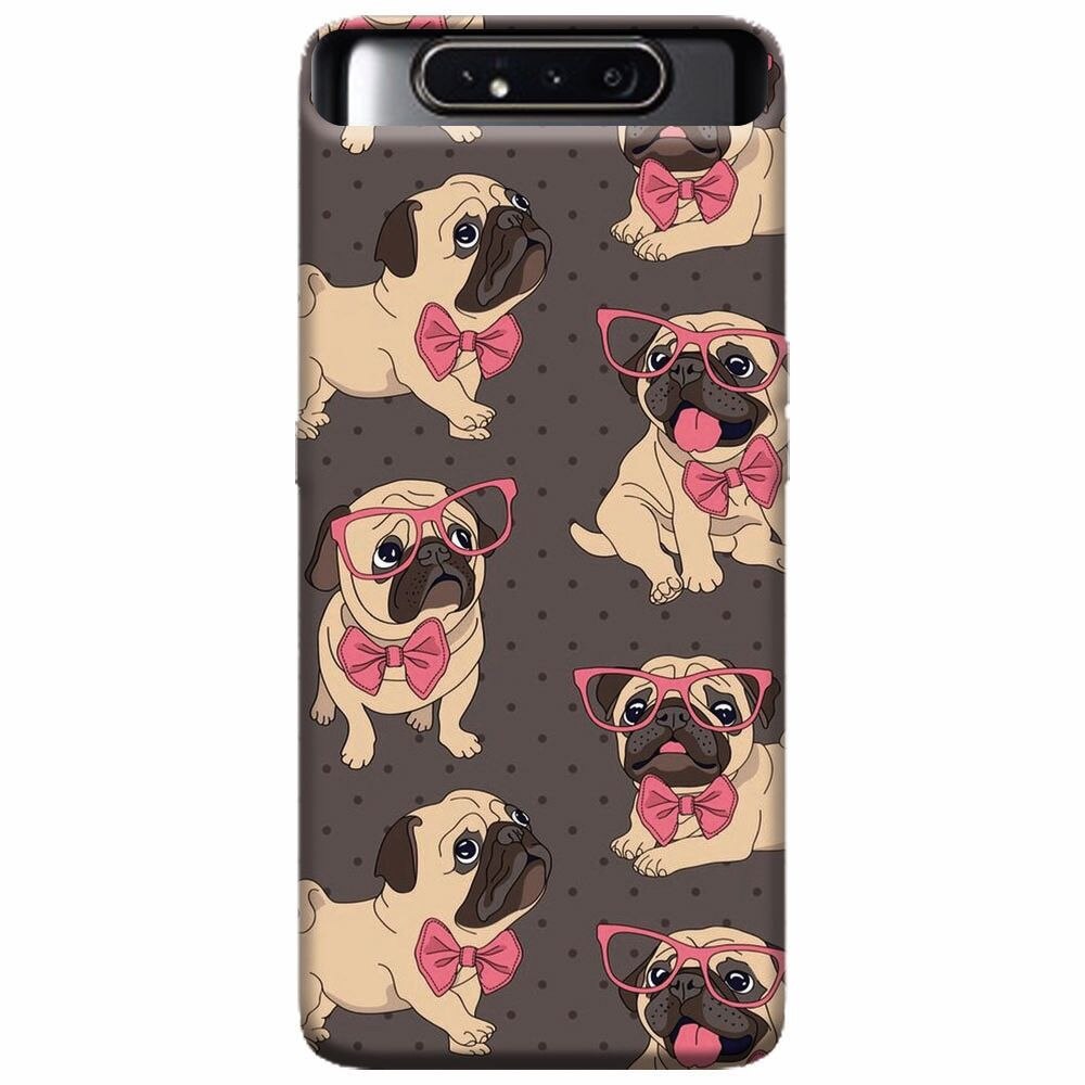 Husa silicon pentru Samsung Galaxy A80, Pretty Puppy