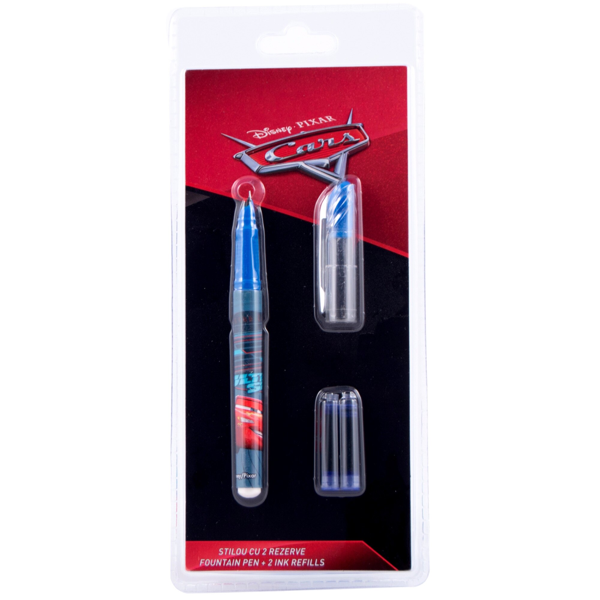 Stilou Disney Cars cu 2 Rezerve