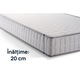 Saltea ortopedica Sleepy Memory Orthopedic 7,160x200x20 cm, spuma memory foam, hipoalergenica, reversibila