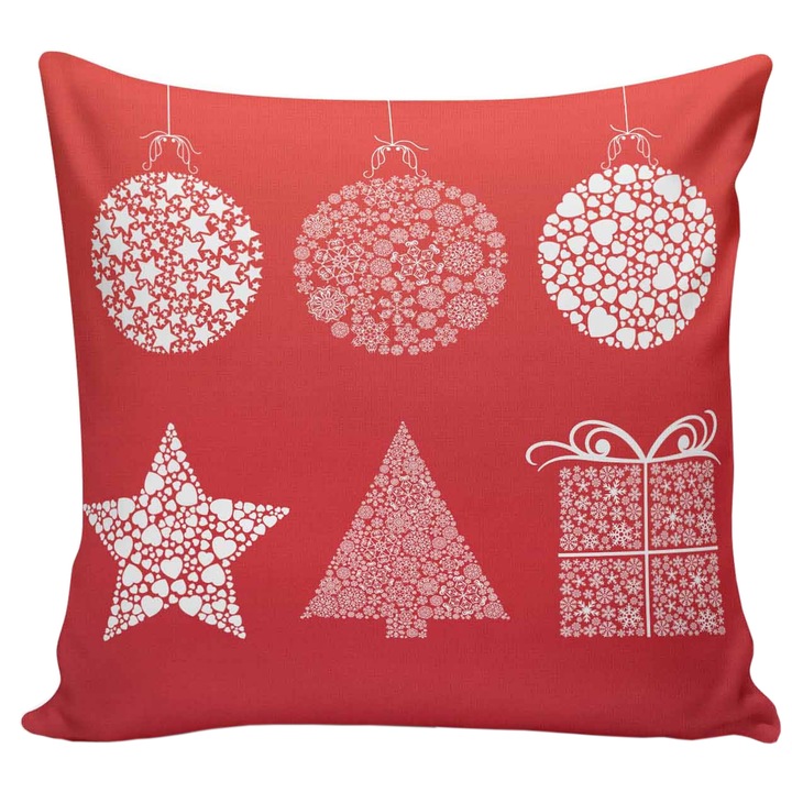Asir Xmas díszpárna, NOELKRLNT-13, 45x45 cm
