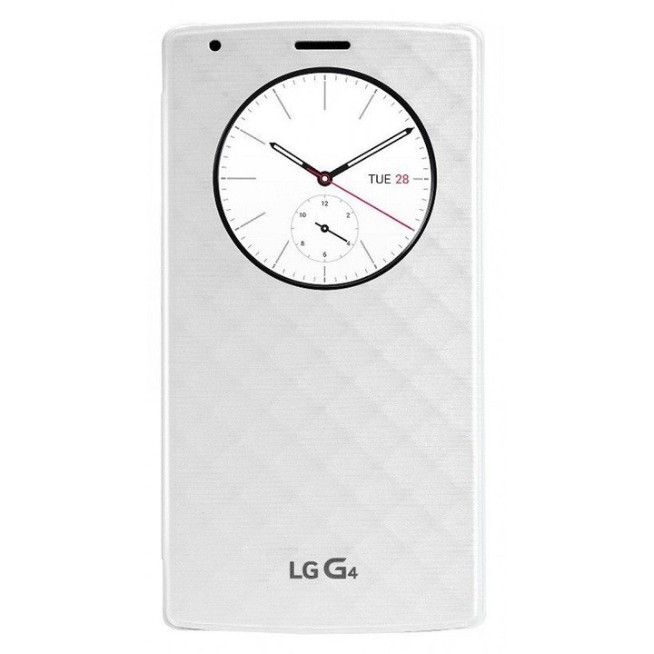 Калъф LG G4 Quick Circle Case Wireless Charging CFR-100, White