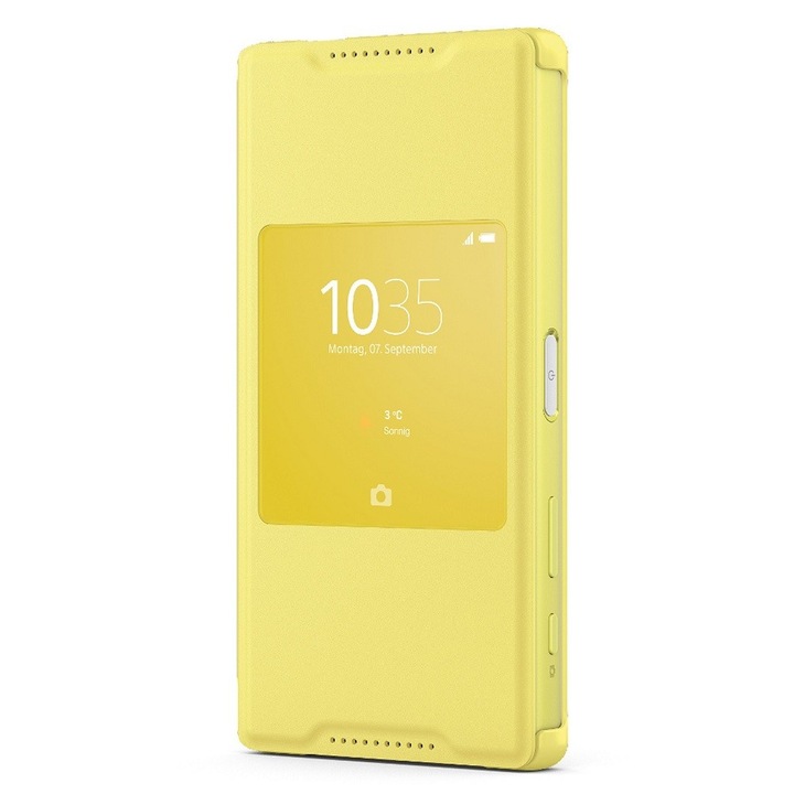 Калъф Sony Xperia Z5 Compact Style Cover Window SCR44 , Yellow