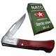 Kit autoaparare spray paralizant iritant nato, cutit briceag personalizat cu textul tau