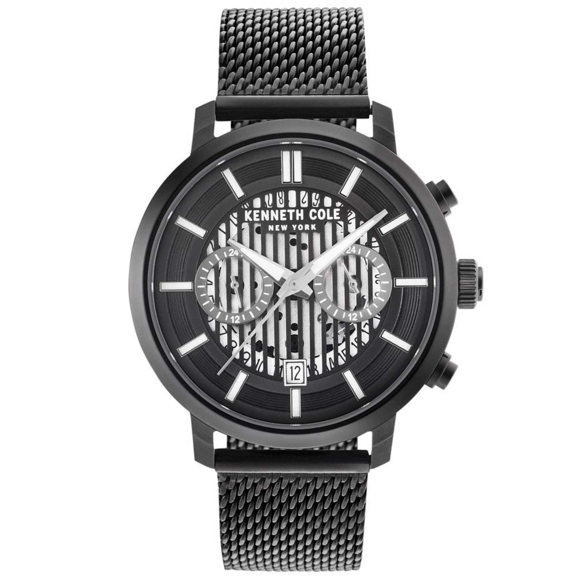 Ceas barbatesc Kenneth Cole NY Dress Sport Dual Time Black KC50572003