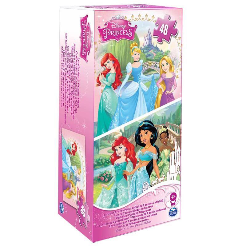 Puzzle Lenticular Princess 48 Piese