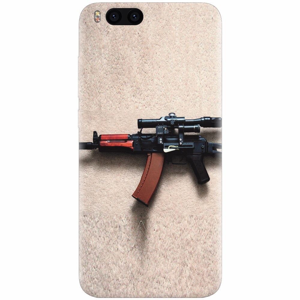Husa silicon pentru Xiaomi Mi 6, AK Kalashnikov Gun Of Military