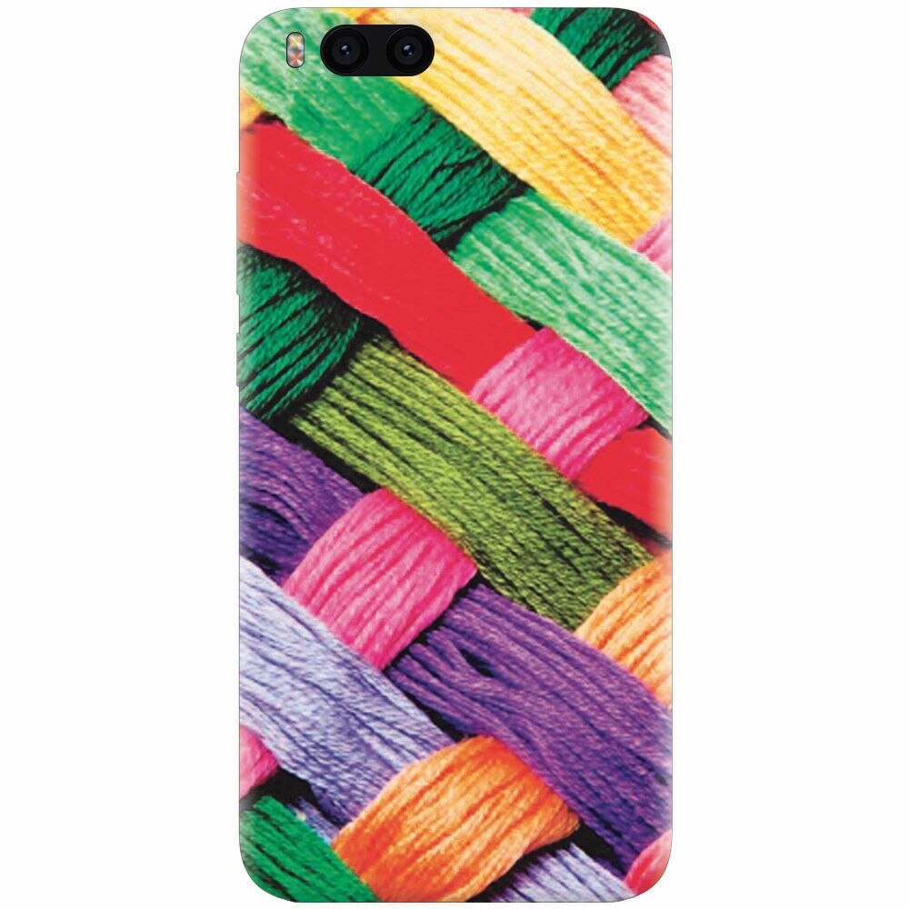 Husa silicon pentru Xiaomi Mi Note 3, Colorful Woolen Art